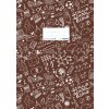 Protège-cahier A4 SCHOOLYDOO marron