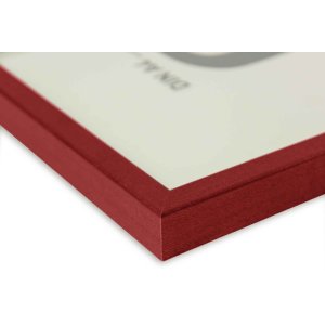 Cadre interchangeable en bois Quadrum 24x30 cm rouge