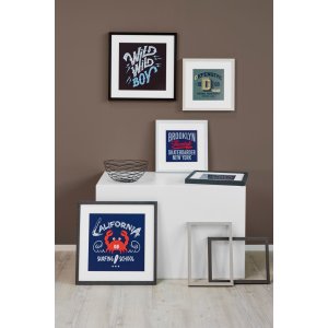 Cadre interchangeable en bois Quadrum 24x30 cm bleu