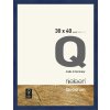 Cadre interchangeable en bois Quadrum 30x40 cm bleu