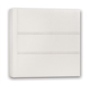 Album photo ZEP cuir blanc 30x30 cm 80 pages blanches