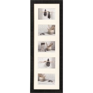 Walther Cadre de galerie Home 5 photos 10x15 cm noir