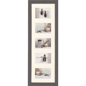 Walther Cadre de galerie Home 5 photos 10x15 cm gris