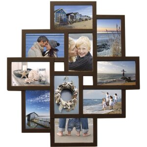 Henzo Cadre de galerie Holiday marron 10 photos 10x15 cm