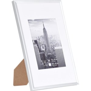 Henzo cadre alu Manhattan 21x30 cm argent DIN A4 cadre pour documents