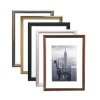 Henzo cadre alu Manhattan 21x30 cm argent DIN A4 cadre pour documents