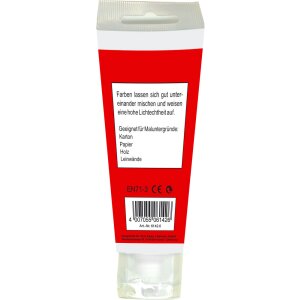 Peinture acrylique pour artistes 75 ml rouge