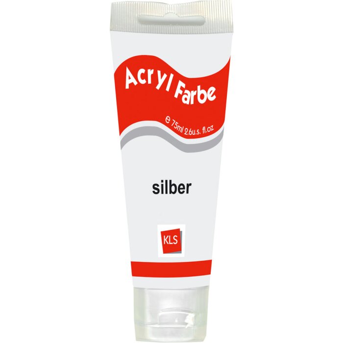 Peinture acrylique 75 ml argent