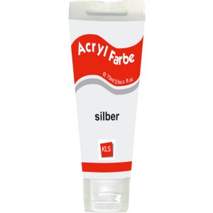 Peinture acrylique 75 ml argent