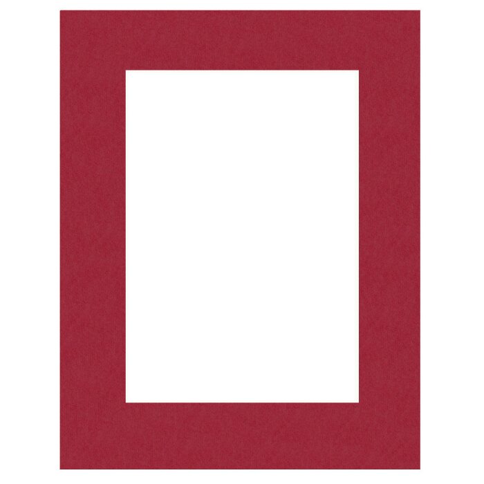 Passe-partout 9x13 cm - 5x7 cm Rosso Cardinale