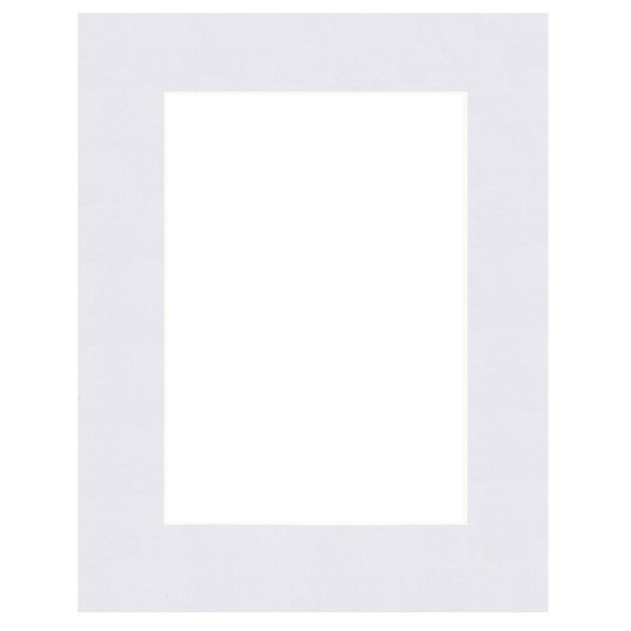 HNFD Passepartout 15x20 cm - 10x15 cm Bianco Artico (Blanc)