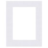 HNFD Passepartout 15x20 cm - 10x15 cm Bianco Artico (Blanc)