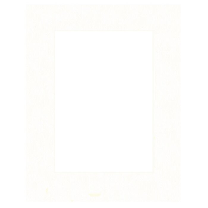 HNFD Passe-partout 50x50 cm - 40x40 cm Bianco Naturale (blanc laine)