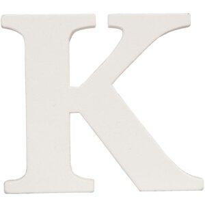 Lettre K - 9x8 cm MDF