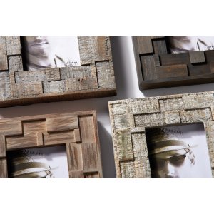 Cadre photo en bois Liam brun foncé 13x18 cm