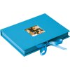 Coffret cadeau photo Fun bleu océan 13x18 cm