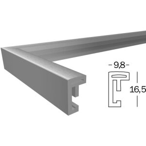 Walther cadre plastique New Lifestyle taupe 50x70 cm