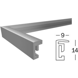 Walther cadre plastique New Lifestyle DIN A2 argent 42x59,4 cm