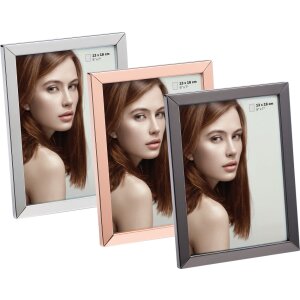 Cadre photo brillant Nora 3 couleurs 10x15 cm, 13x18 cm et 15x20 cm