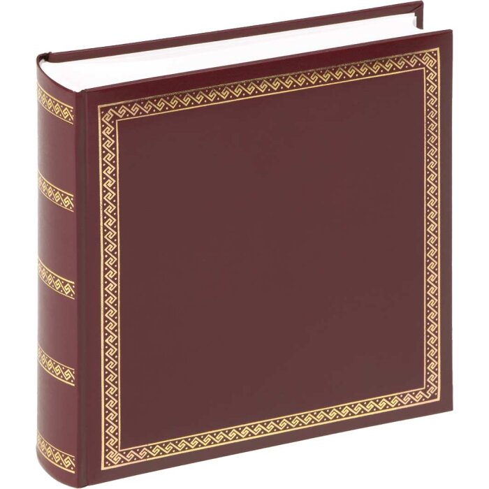 Walther Photo Album PROMO Lépaisseur chic vin rouge 26x25 cm 100 pages blanches