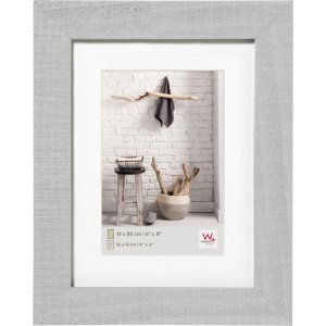 Walther cadre en bois HOME 13x18 cm gris clair avec...