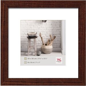 Walther cadre en bois HOME 20x20 cm noyer avec...