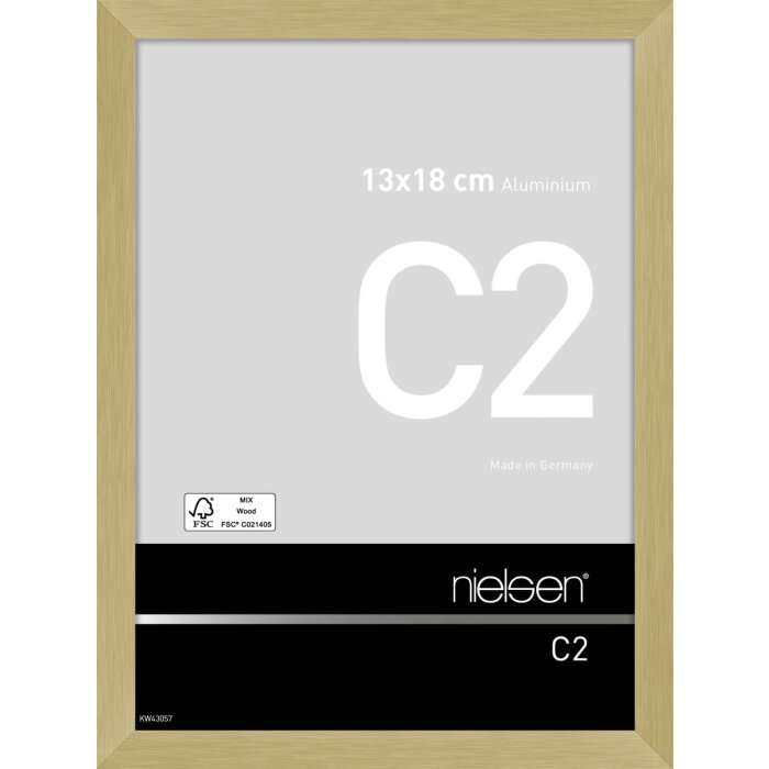 Nielsen cadre alu C2 13x18 cm structure or mat