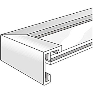 Cadre alu Nielsen C2 15x20 cm structure argent mat