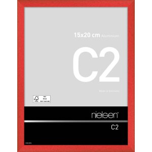 Cadre alu Nielsen C2 15x20 cm tornado rouge