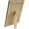 Cadre classique en bois Deknudt S222H3 brun15x21 cm bord doré