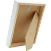 Cadre en bois S223K 10x15 cm blanc