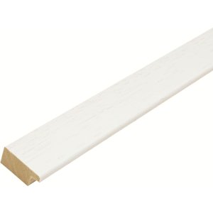 Cadre en bois Deknudt S226K blanc 10x15 cm