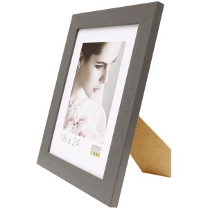 Cadre en bois S226K 24x30 cm gris