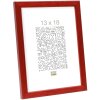 Cadre en bois S41J Deknudt 9x13 cm rouge