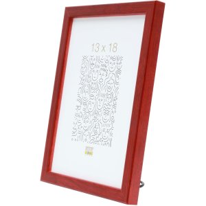 Cadre en bois S41J Deknudt 30x40 cm rouge