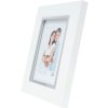 Cadre plastique S41N blanc-argent 30x30 cm