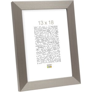 Cadre plastique S41VD1 argent 10x10 cm