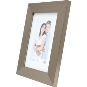 Cadre plastique Deknudt S42P argent 50x70 cm