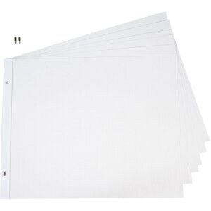 Feuilles complémentaires Exacompta pour albums KREA 29x37 blanc