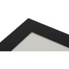 Henzo cadre alu Luzern 40x60 cm noir avec passe-partout 30x45 cm