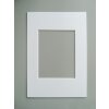 Walther passe-partout oblique blanc polaire 30x40 cm pour 20x30 cm