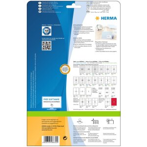 Étiquettes dadresse Premium A4, blanches 63,5x38,1 mm papier mat 210 pcs.