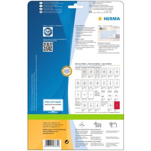 Étiquettes dadresse Premium A4, blanches 99,1x38,1 mm papier mat 140 pcs.