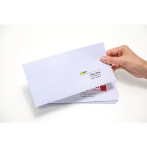 Étiquettes dadresse Premium A4, blanches 99,1x38,1 mm papier mat 140 pcs.