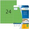 herma Étiquettes a4 vert 70x37 mm papier mat 480 pièces