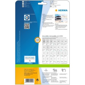 Étiquettes HERMA Premium A4, blanches 48,3x33,8 mm papier mat 800 pièces