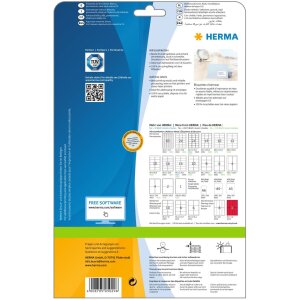 Étiquettes dadresse Premium A4, blanches 63,5x38,1 mm papier mat 525 pcs.