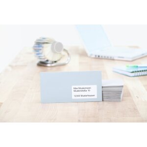 Étiquettes dadresse Premium A4, blanches 99,1x38,1 mm papier mat 350 pcs.