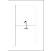 Pochettes CD pour Slimcase A4 blanc 121x242 mm Carton non adhésif 25 pcs.