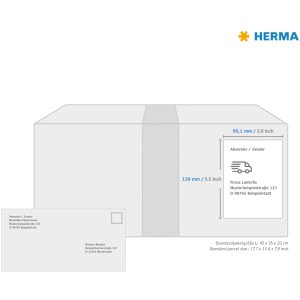 Étiquettes dadresse A4 blanches 99,1x139 mm repositionnables papier mat opaque 100 pcs.